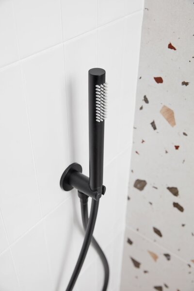 KFA Armatura Moza set de duș ascuns cu duș de ploaie negru 5039-501-81
