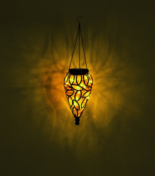 Globo Lighting Solar lampă suspendată exterior 1x0.06 W negru 36131