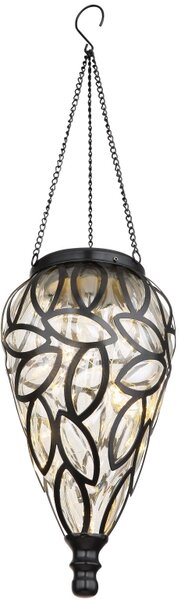 Globo Lighting Solar lampă suspendată exterior 1x0.06 W negru 36131