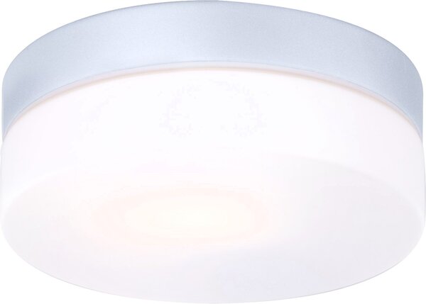 Globo Lighting Vranos plafoniera de exterior 1x60 W argint-sticlă opal 32111