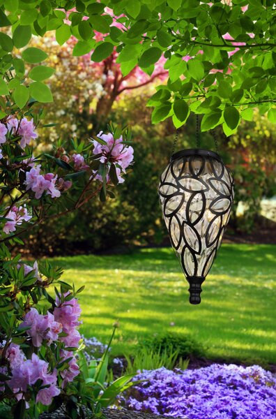 Globo Lighting Solar lampă suspendată exterior 1x0.06 W negru 36131