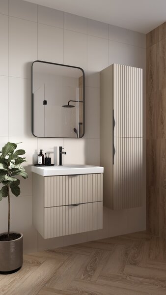Cersanit Tirso dulap 40x30x160 cm laterala pe perete cappucino-bej S1015-006