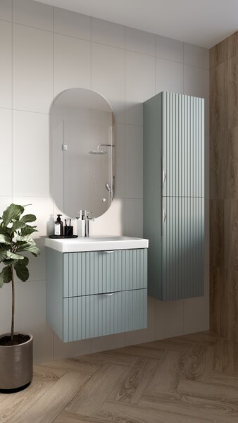 Cersanit Tirso dulap 59.4x44.7x57.2 cm sub chiuveta pe perete albastru-verde S1015-015