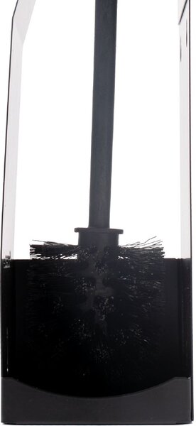 Faneco Hit perie de toaletă stativ negru TB948BL