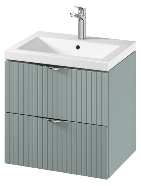 Cersanit Tirso dulap 59.4x44.7x57.2 cm sub chiuveta pe perete albastru-verde S1015-015