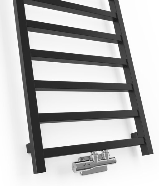 LaVita Lungo calorifer de baie decorativ 132x50 cm negru 5903918078695