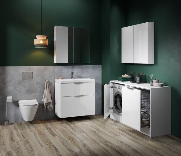 Cersanit City lavoar cu dulap 60 cm alb S801-422