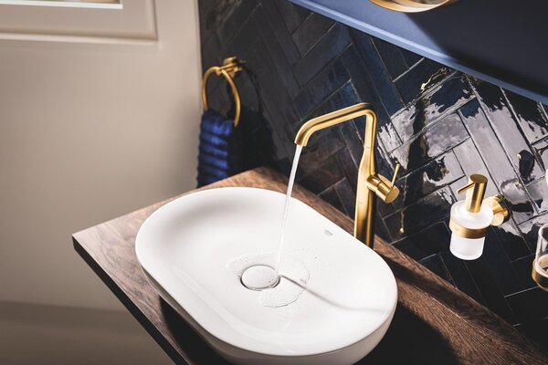 Grohe Essence New baterie lavoar stativ Brushed Cool Sunrise 32901GN1