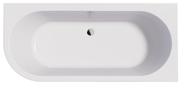 Roca Eternity cadă de colț 165x75 cm alb A248592000