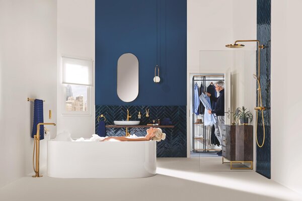 Grohe Essence New baterie lavoar stativ Brushed Cool Sunrise 32901GN1