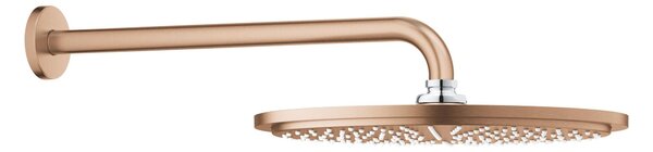 Grohe Rainshower cap de duș cu braț 31x31 cm rotund Brushed Warm Sunset 26066DL0