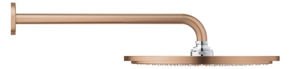 Grohe Rainshower cap de duș cu braț 31x31 cm rotund Brushed Warm Sunset 26066DL0