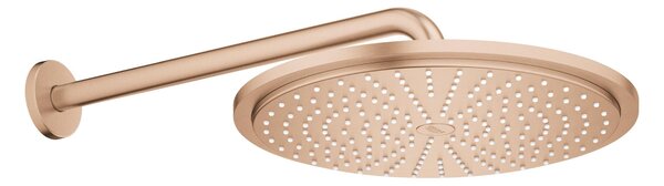 Grohe Rainshower cap de duș cu braț 31x31 cm rotund Brushed Warm Sunset 26066DL0