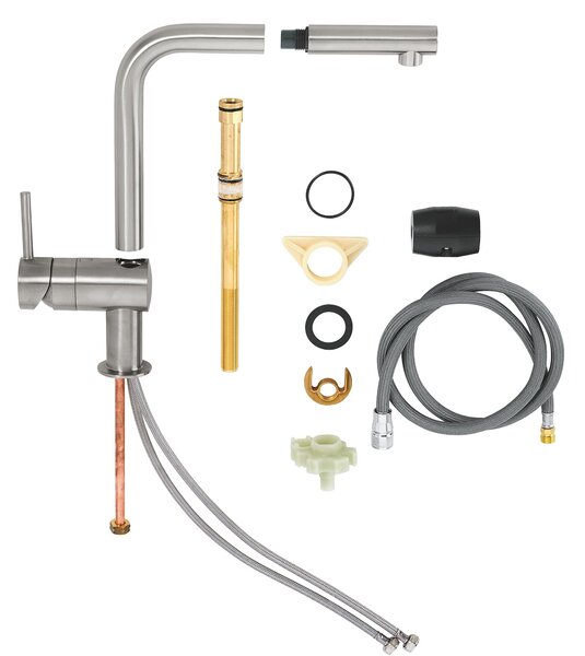Grohe Minta baterie bucătărie pe picior oţel inoxidabil 32168DC0