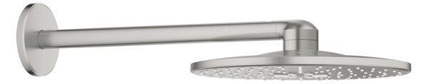 Grohe Rainshower cap de duș cu braț 31x31 cm rotund SuperSteel 26475DC0