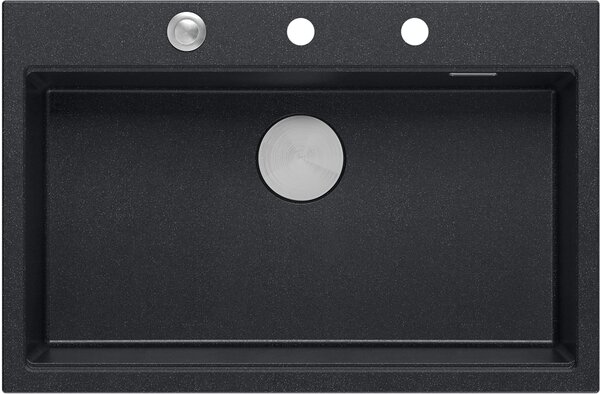 Quadron Marc chiuveta graniteq 76x50 cm negru HQM7650U8_BS