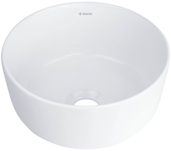 Deante Jasmin lavoar 28x28 cm rotund de blat alb luciu CDJ_6U2S