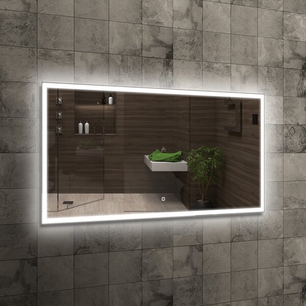 Venti Prymus oglindă 120x60 cm dreptunghiular cu iluminare 5907459662306