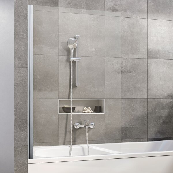 Ravak Pivot paravan cadă 80 cm o piesă aluminiu luciu/sticlă transparentă 79840C00Z1