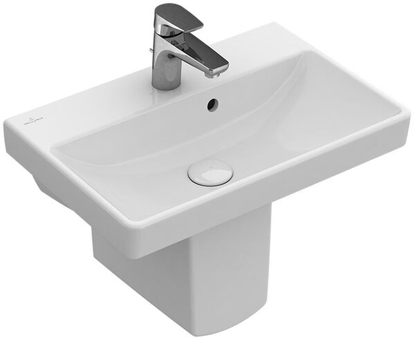 Villeroy & Boch Avento lavoar 55x37 cm dreptunghiular clasică-mobilier alb luciu 4A005501