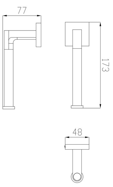 Omnires Tyber suport pentru hârtie igienică crom TB50510CR