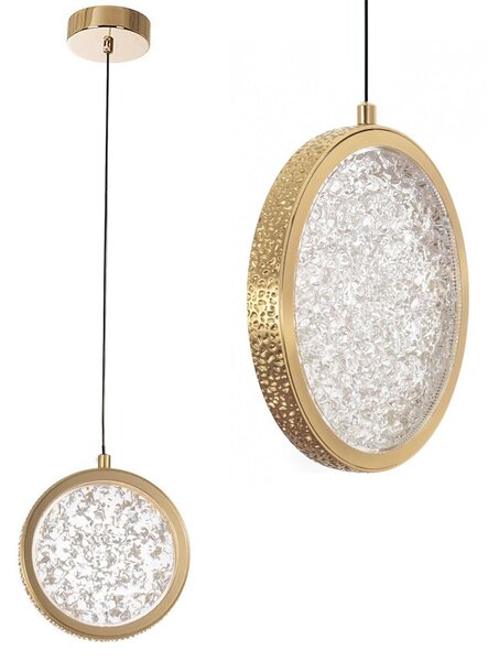 Lustră cu Cristale Suspendată LED G089-1CP Złota