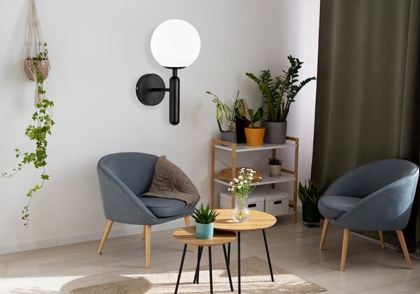 Lampa de perete G097-1W BLACK