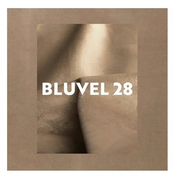 Fotoliu CARMEN, stofa catifelata bej - Bluvel 28, 72x75x99 cm