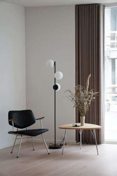 Nordlux Lilly lampă de podea 3x40 W alb-negru 48613003