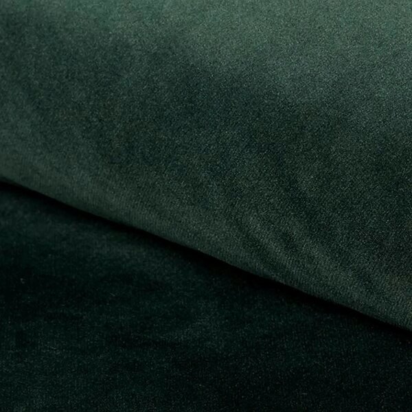 Scaun living rotativ AZALIA, verde/negru, stofa catifelata/metal, 61x4