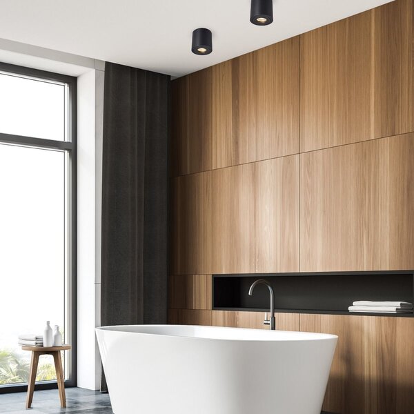 Zuma Line Rondip lampă de tavan 1x50 W negru ACGU10-159-N