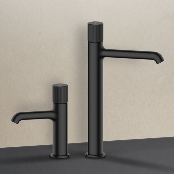 Oltens Hamnes baterie lavoar stativ negru mat 32202300