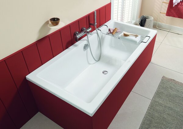 Villeroy & Boch Targa Plus cada dreptunghiulară 169.5x75 cm alb UBA170NES2V-01