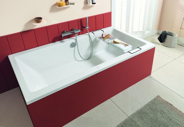 Villeroy & Boch Targa Plus cada dreptunghiulară 169.5x75 cm alb UBA170NES2V-01