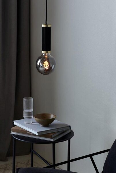 Nordlux Galloway lampă suspendată 1x40 W negru-auriu 2011053003