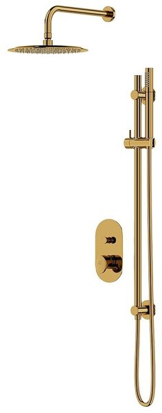 Cersanit Inverto set de duș ascuns auriu S952-007