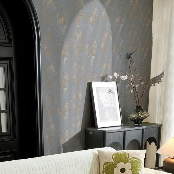 Tapet Romburi galbene zgâriate, Tapet loft, a00014 : Uwalls.ro