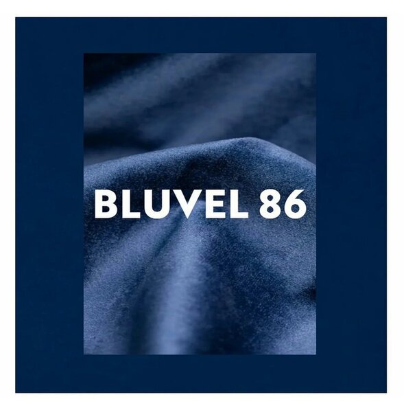 Fotoliu recliner JOWIS, stofa catifelata albastru - Bluvel 86, 78x98/1