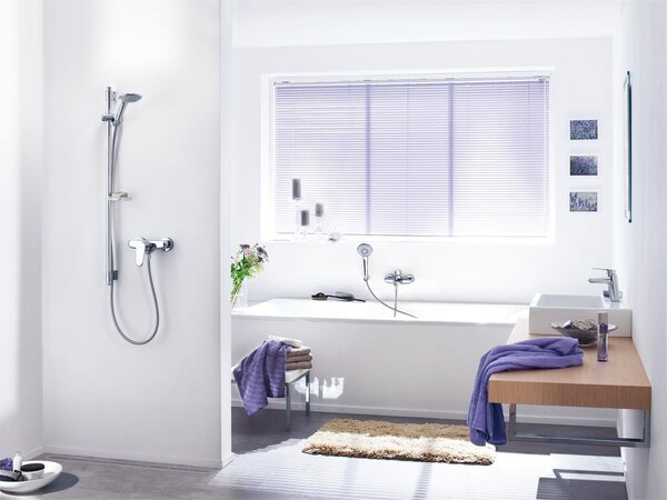Grohe Eurodisc Cosmopolitan baterie cadă-duș perete StarLight Chrome 33395002