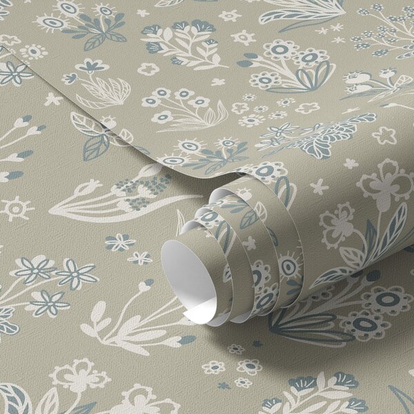 Tapet Plante minimaliste, Tapet rustic, a00018 : Uwalls.ro
