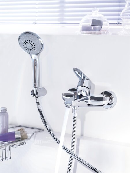 Grohe Eurodisc Cosmopolitan baterie cadă-duș perete StarLight Chrome 33395002
