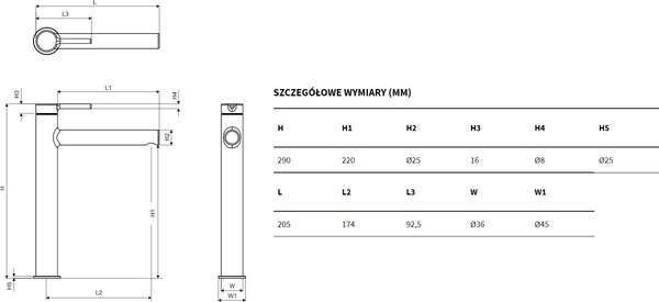 Excellent Pi baterie lavoar stativ alb AREX.1202WH