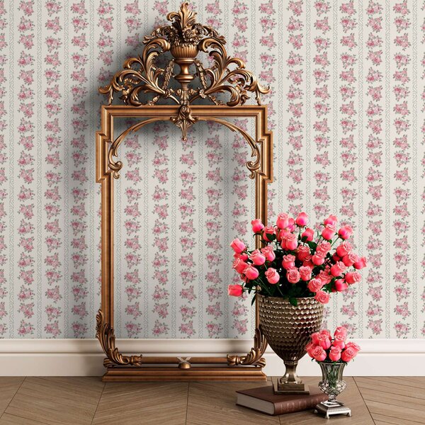 Tapet Dungi verticale de trandafiri, Tapet rustic, a00028 : Uwalls.ro