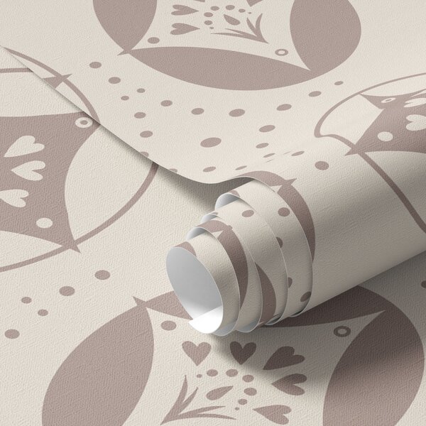Tapet Ornament geometric delicat cu romburi, Tapet vintage, a00035 : Uwalls.ro
