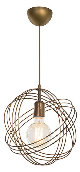 Lustra Idris E27 auriu D30x75cm