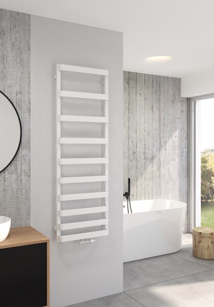 Oltens Varme calorifer de baie scară 151x50 cm alb 55003000
