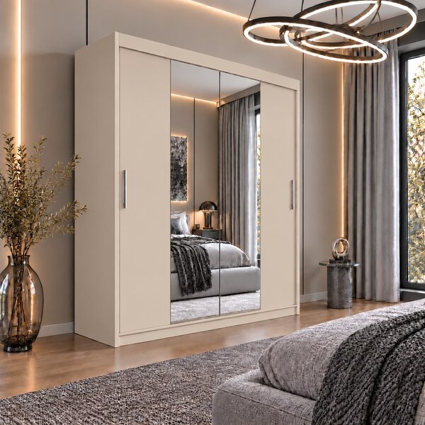 Dressing Alex, 140x60x200cm, cu oglinda, Casmir, Pal 18 mm