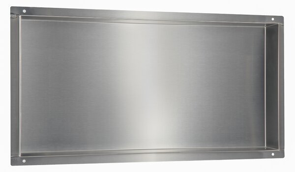 Balneo Wall-Box No Rim Inox raft de nișă 90 cm oţel OB-IN6-NR