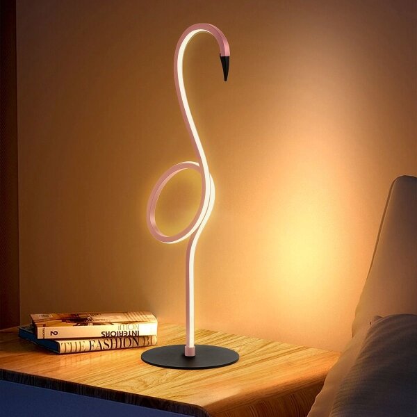 Lampă de birou LED Elstead FLAMINGO-TL-PNK - FLAMINGO LED/6W/230V 3000K roz
