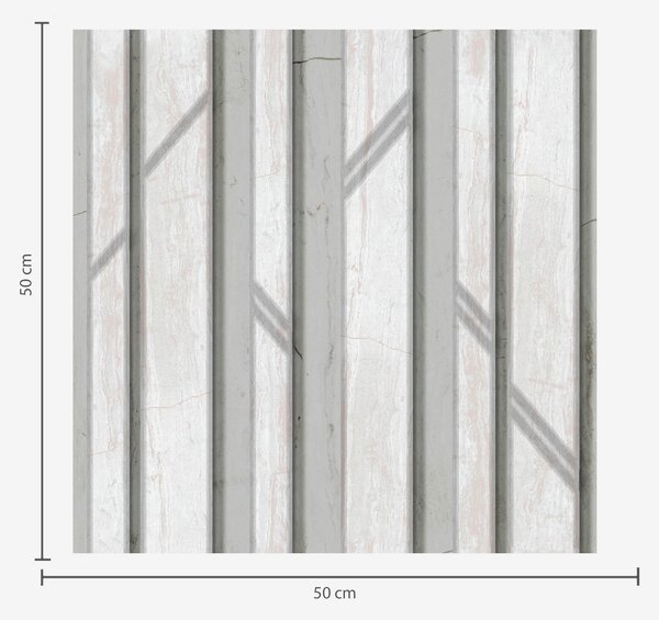 Tapet Efect de panou de lemn în culoarea gri deschis, Tapet 3D, a00055 : Uwalls.ro